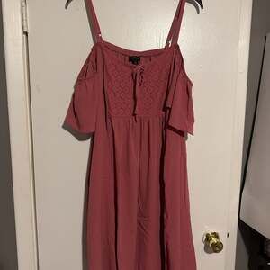 Torrid Cold Shoulder Trapeze Mini Dress